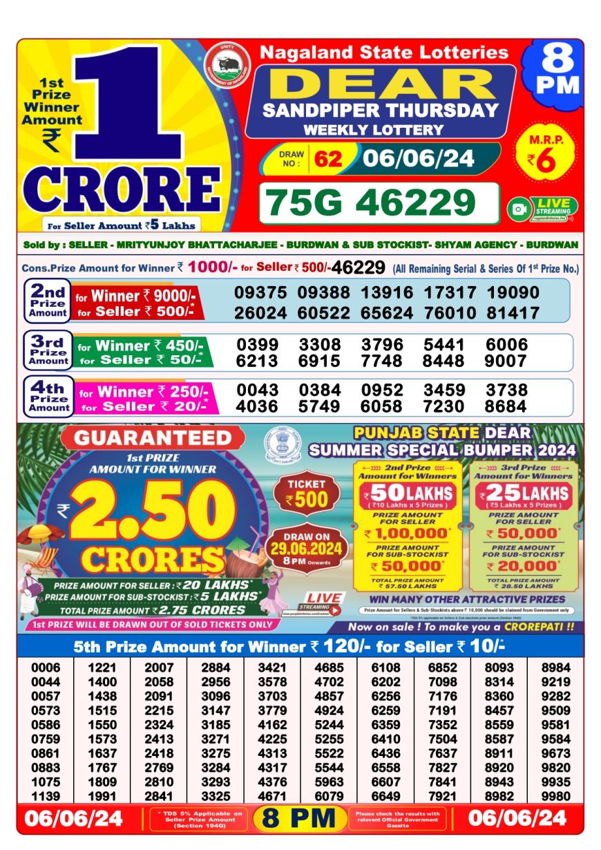 6 8 2024 lottery result